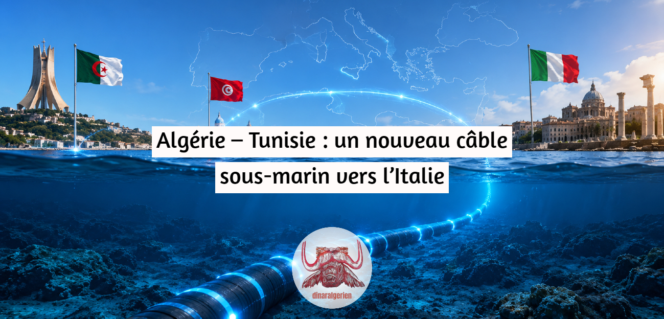 Algérie – Tunisie : un nouveau câble sous-marin vers l’Italie